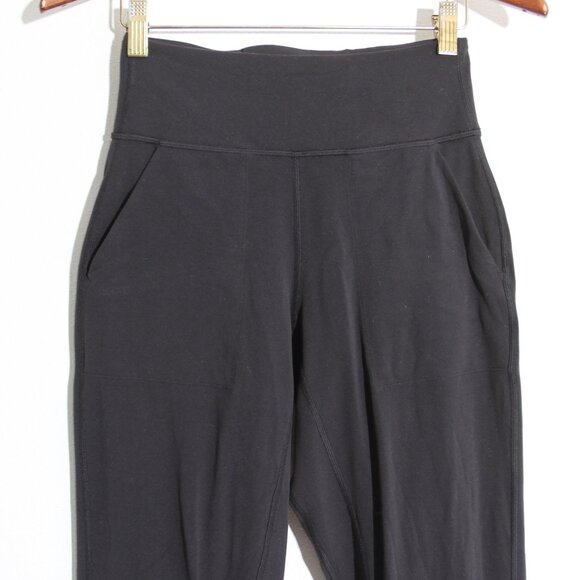 Lululemon Align Jogger Crop Pants *23" Black High Rise Nulu Size 4 - Picture 3 of 14